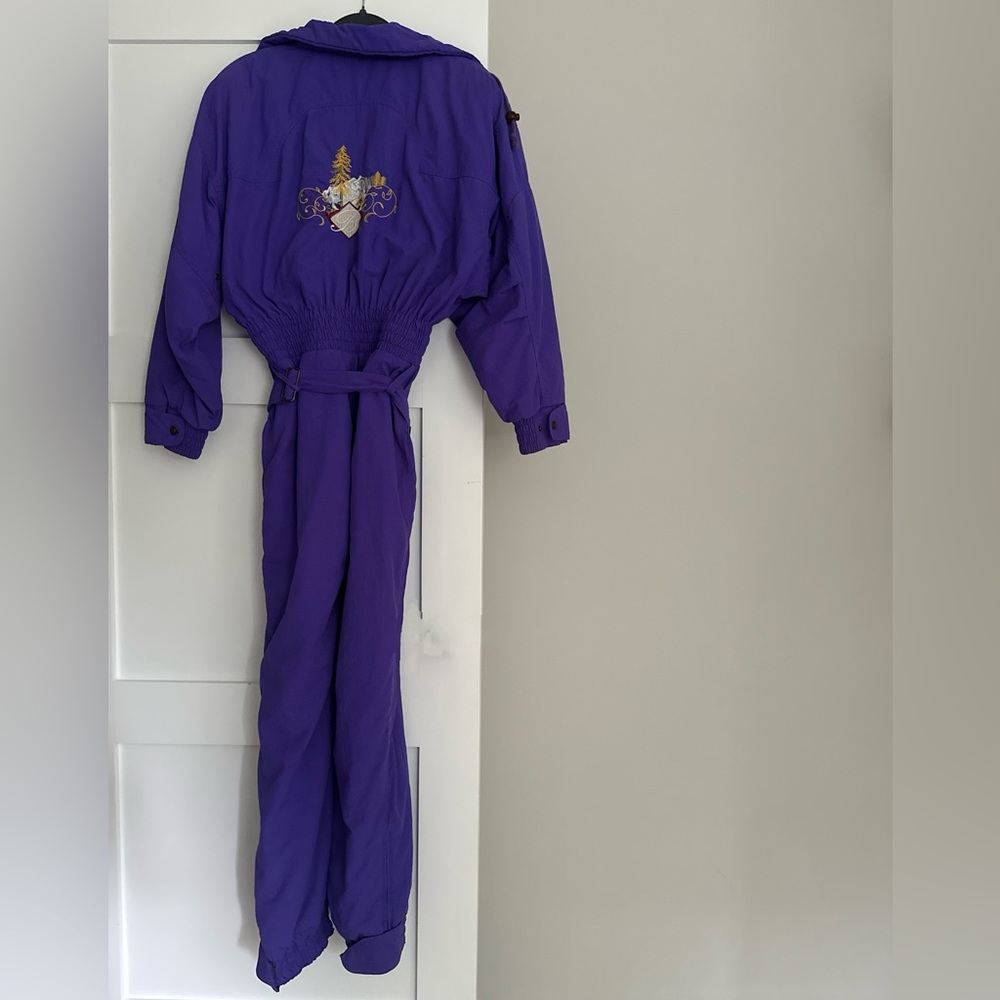 VINTAGE 90’s Bogner Canadian Wilds Women’s One Piece Ski Suit, size 8 - Picture 2 of 14